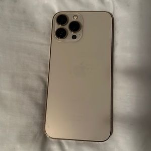 iPhone 13 pro max,gold brand new only 3 months of use, career verizon